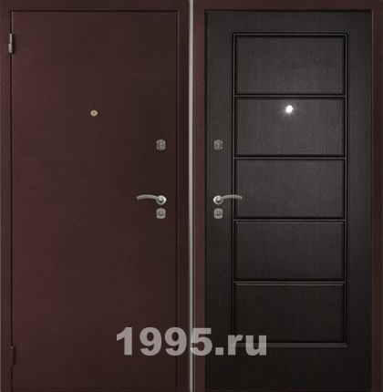 Стальная дверь в коттедж