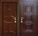 Недорогая дверь с МДФ в коттедж