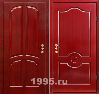 Двери металлические с отделкой массивом Двери металлические с отделкой массивом